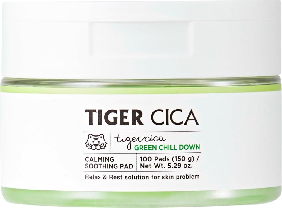 It´S Skin Tiger Cica Green Chill Down Calming Soothing Pad 150 g