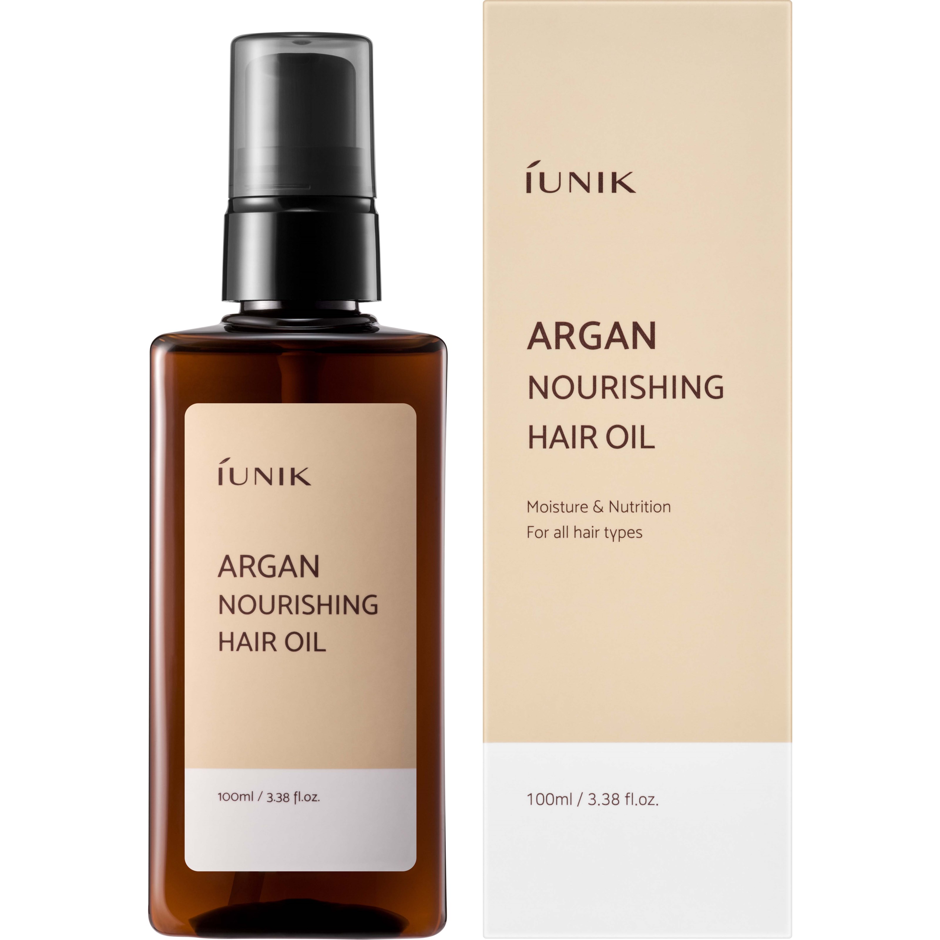 Alternativ bild 1 för IUNIK Argan Nourishing Hair Oil 100 ml