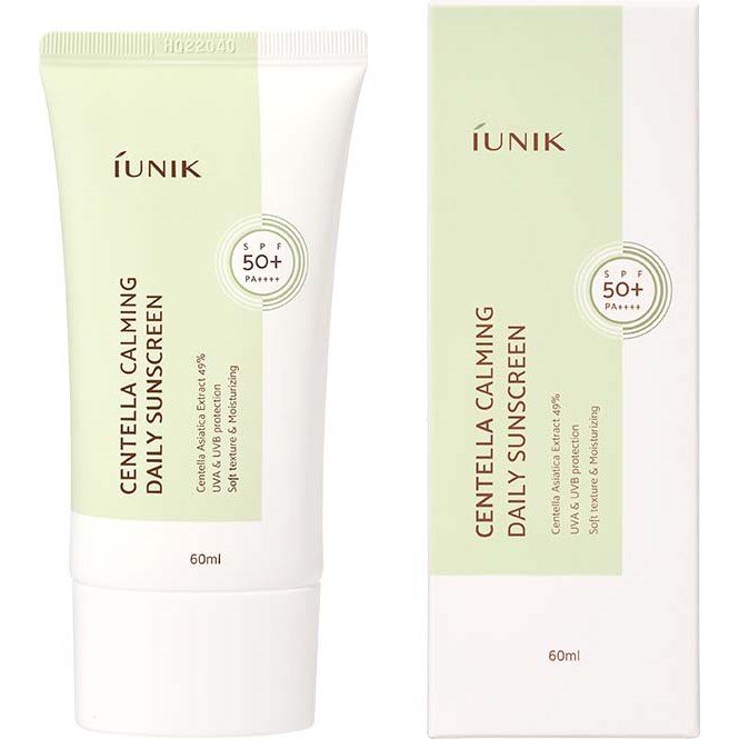 Alternativ bild 1 för IUNIK Centella Calming Daily Sunscreen SPF50+ 60 ml