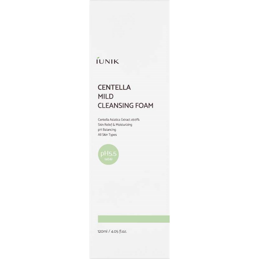 iUNIK Centella Mild Cleansing Foam 120 ml (obrázok 3)