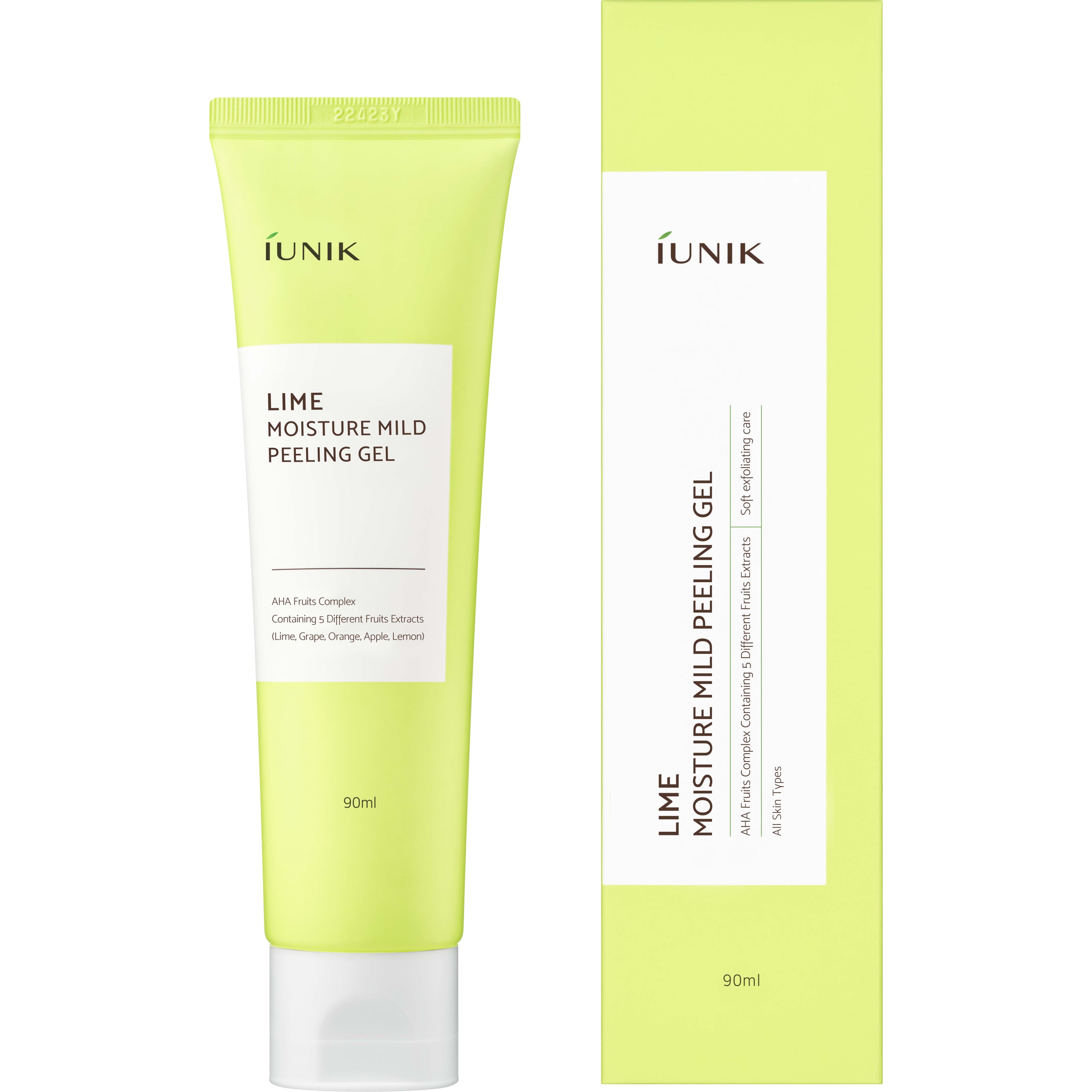 Alternativ bild 1 för IUNIK Lime Moisture Mild Peeling Gel 90 ml