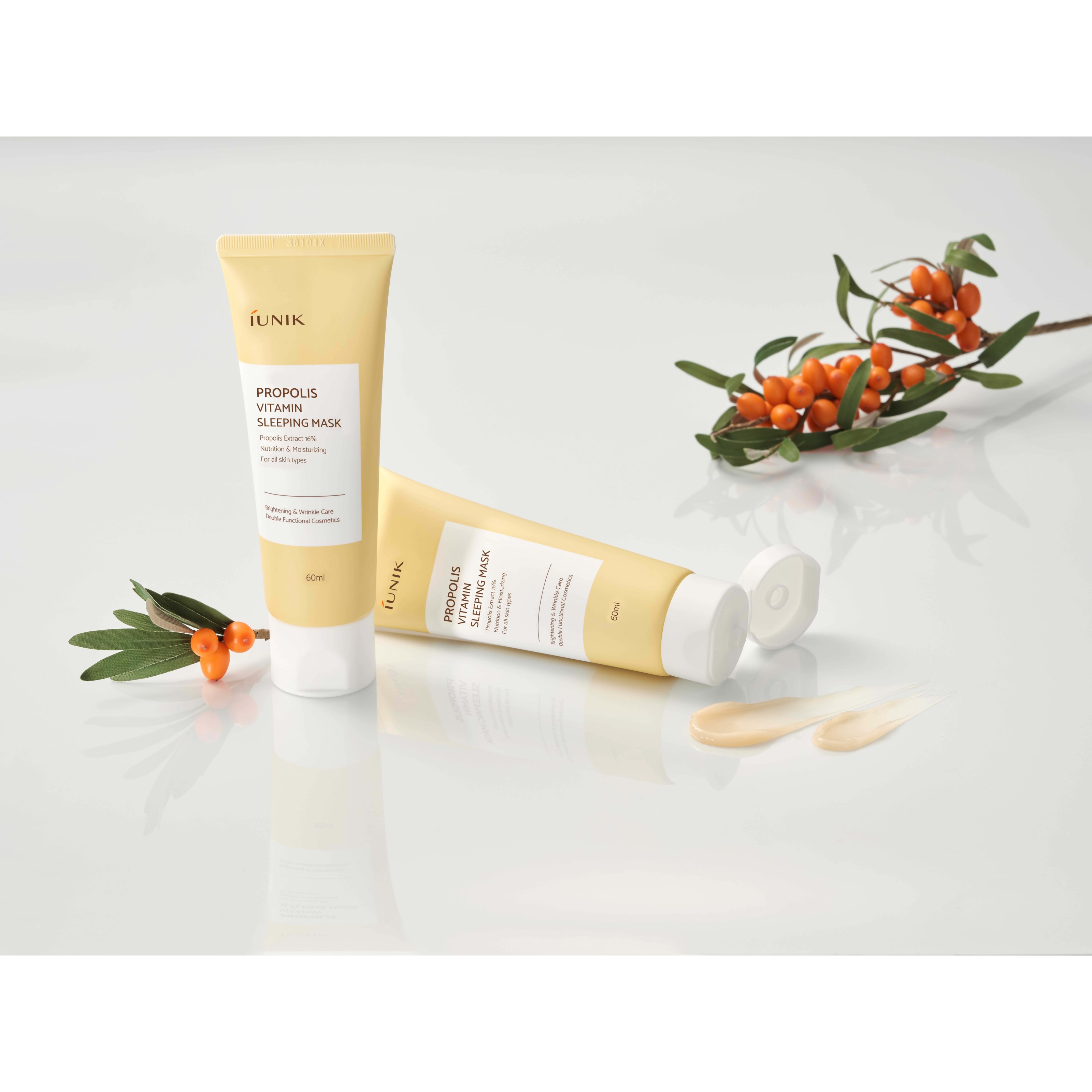iUNIK Propolis Vitamin Sleeping Mask 60 ml (obrázok 5)