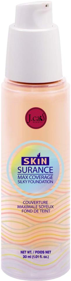 J. Cat Beauty Skinsurance Max Coverage Silky Foundation Bisque