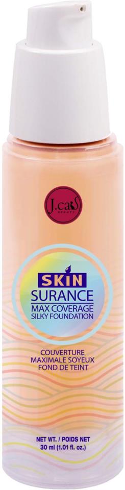 J. Cat Beauty Skinsurance Max Coverage Silky Foundation Soft Beige