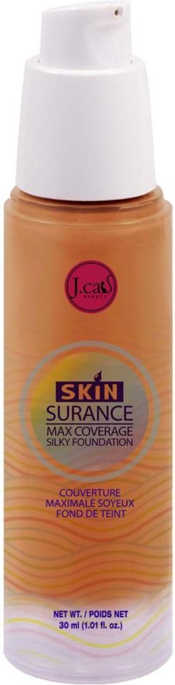 J. Cat Beauty Skinsurance Max Coverage Silky Foundation Toffee