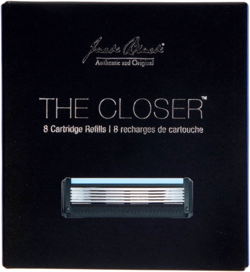 Jack Black HE CLOSERTM 5Blade Cartridge Razor 8Count Refills 8 St
