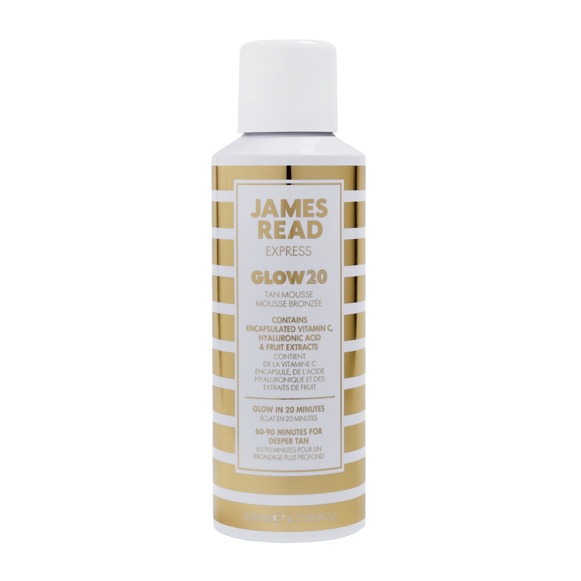 Läs mer om James Read Self-Tan Express Tan Mousse Body Glow 20 200 ml