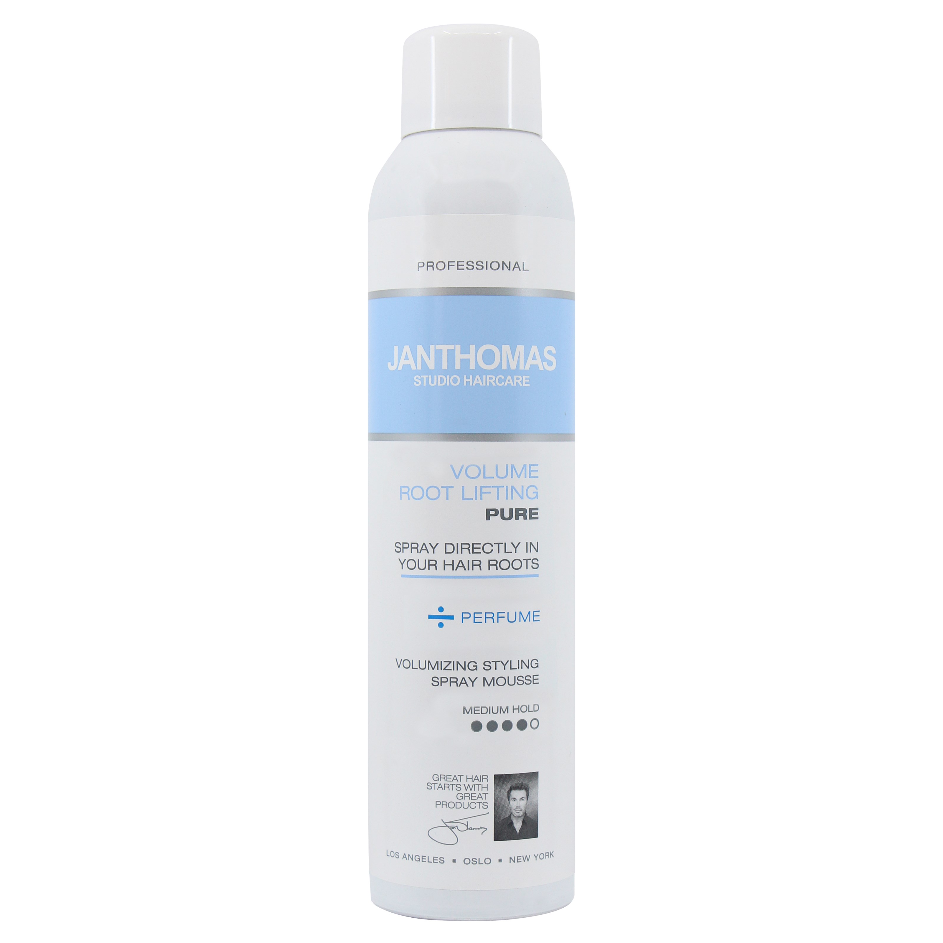 Jan Thomas PURE Spray Mousse Volume & Root Lift 250 ml
