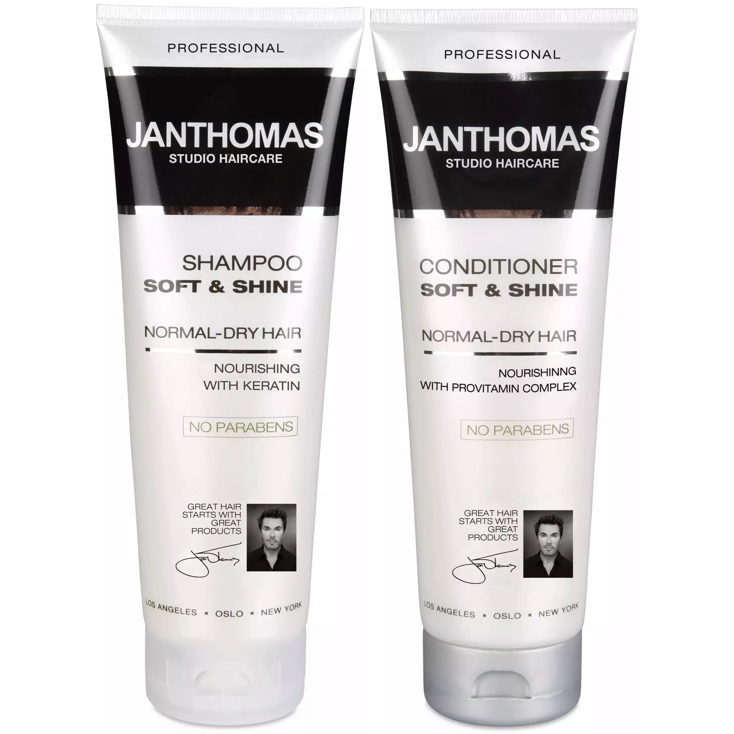 Jan Thomas Soft & Shine Bundle Shampoo 250 ml & Conditioner 250 m