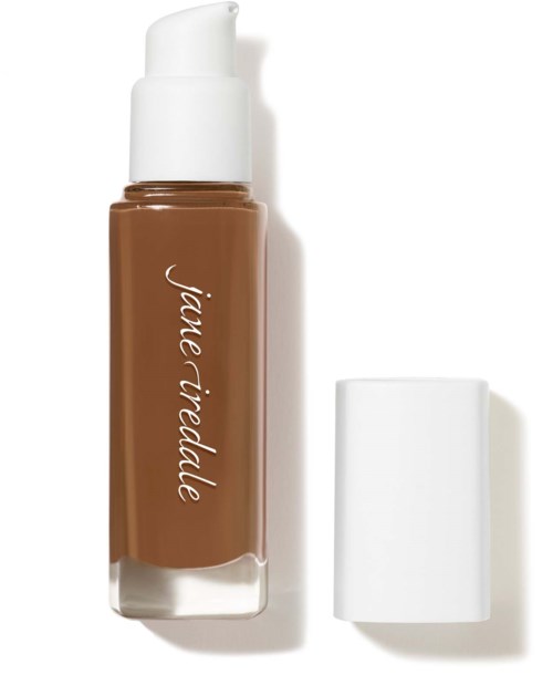 A brown liquid lipstick container labeled 'jolie ridge' with white cap removed.