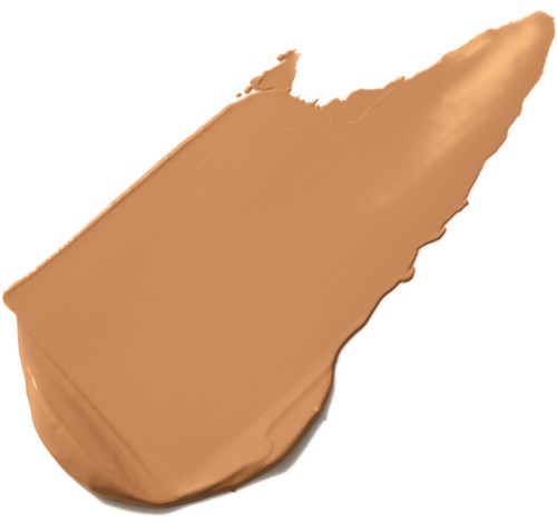 En sträng av brunn foundation makeup med en krämig textur och spetsig ände.