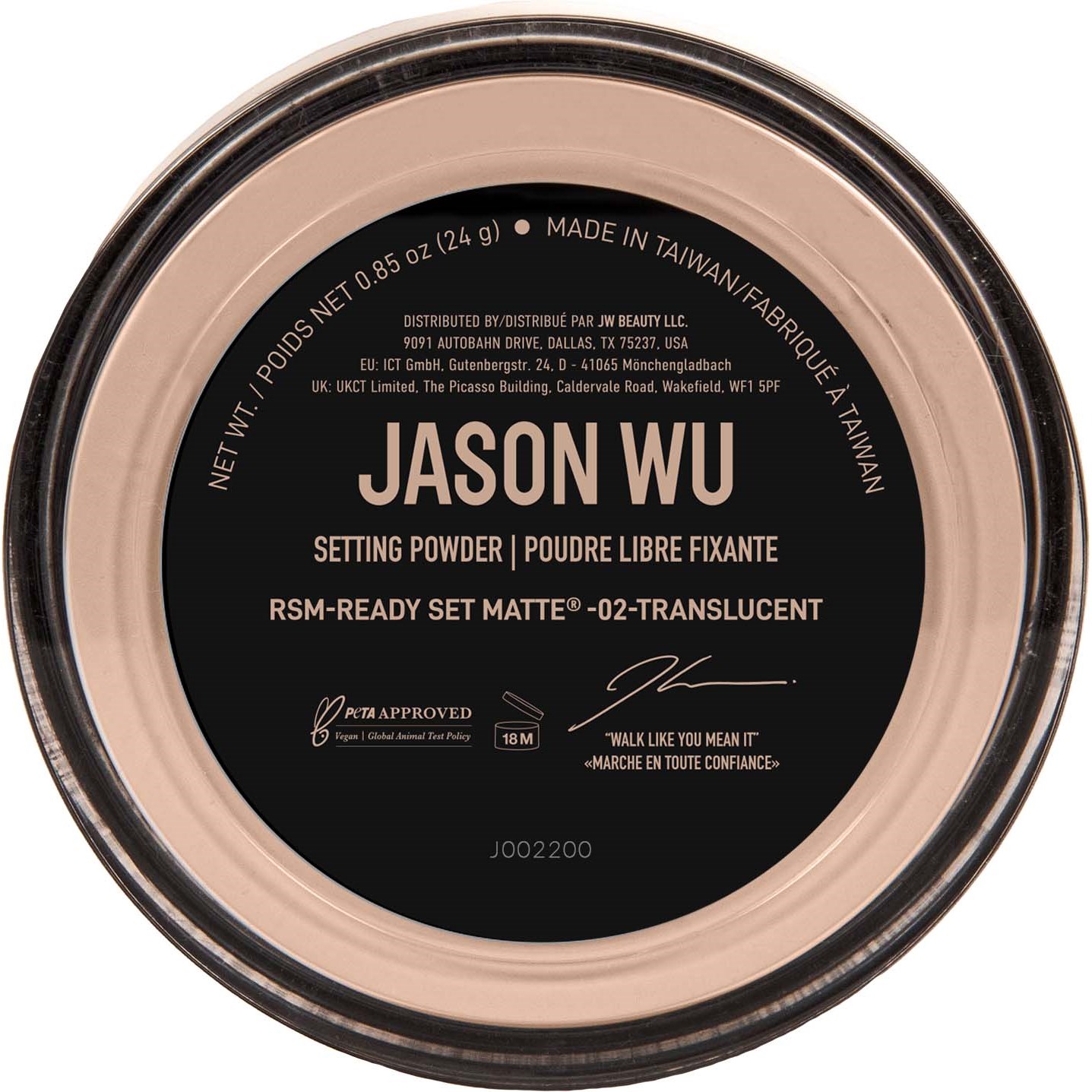 JASON WU BEAUTY Ready Set Matte 02 Translucent (obrázok 3)