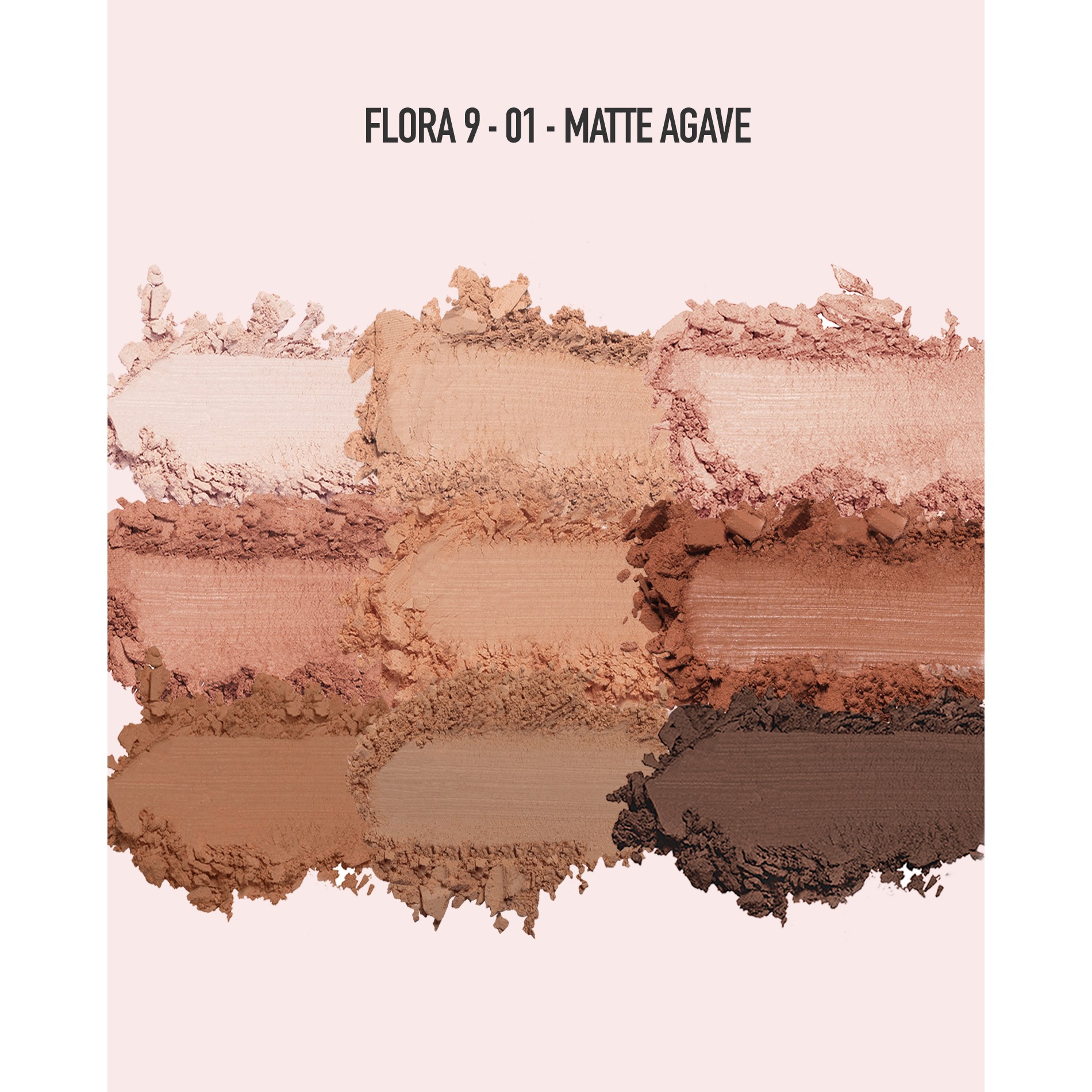JASON WU BEAUTY Flora 9 Eyeshadow Palette Matte Avage (obrázok 9)