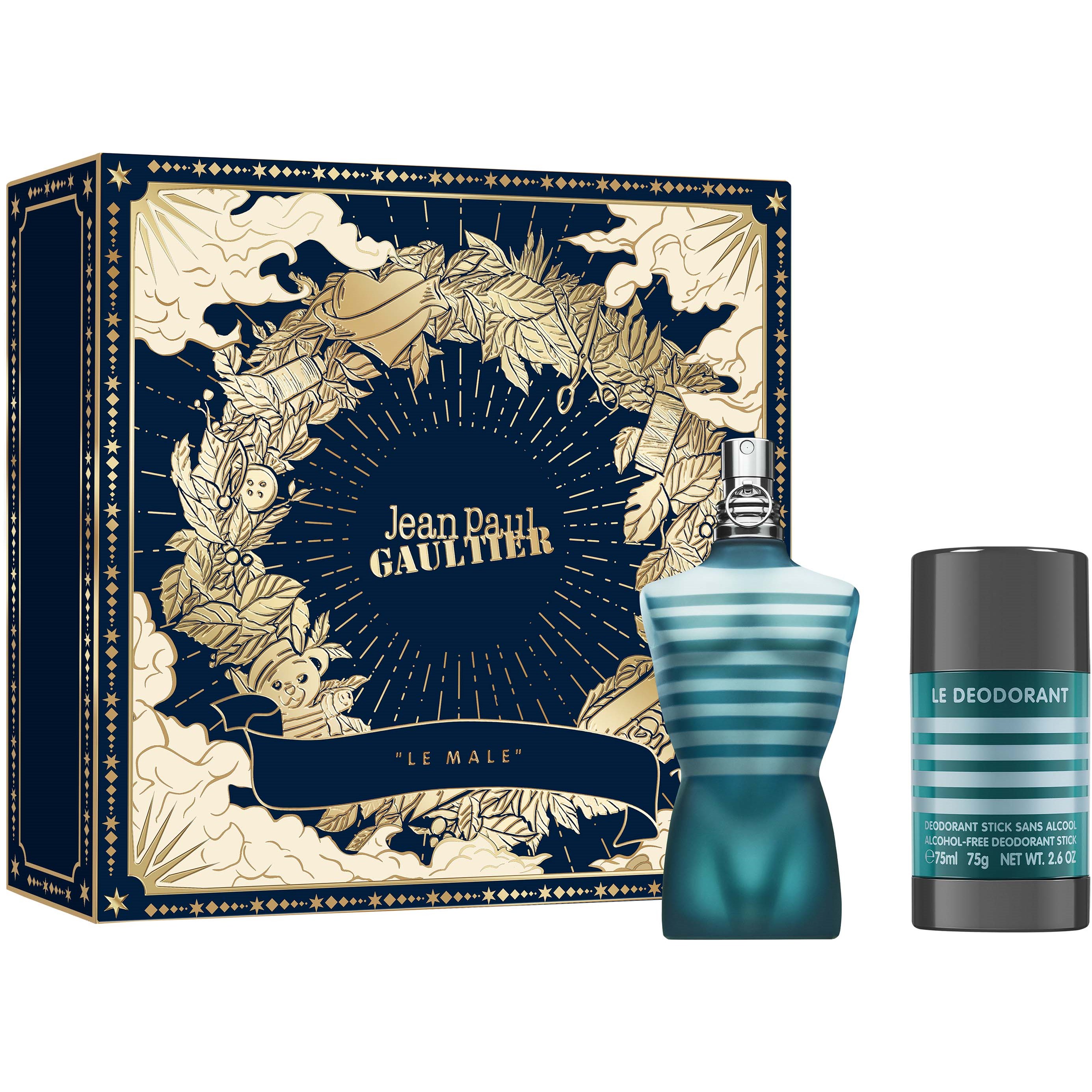 Jean Paul Gaultier Set Le Male Eau de toilette 75 ml + deo stick 150 ml