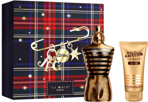 jean paul gaultier le male elixir ekstrakt perfum 125 ml   zestaw  