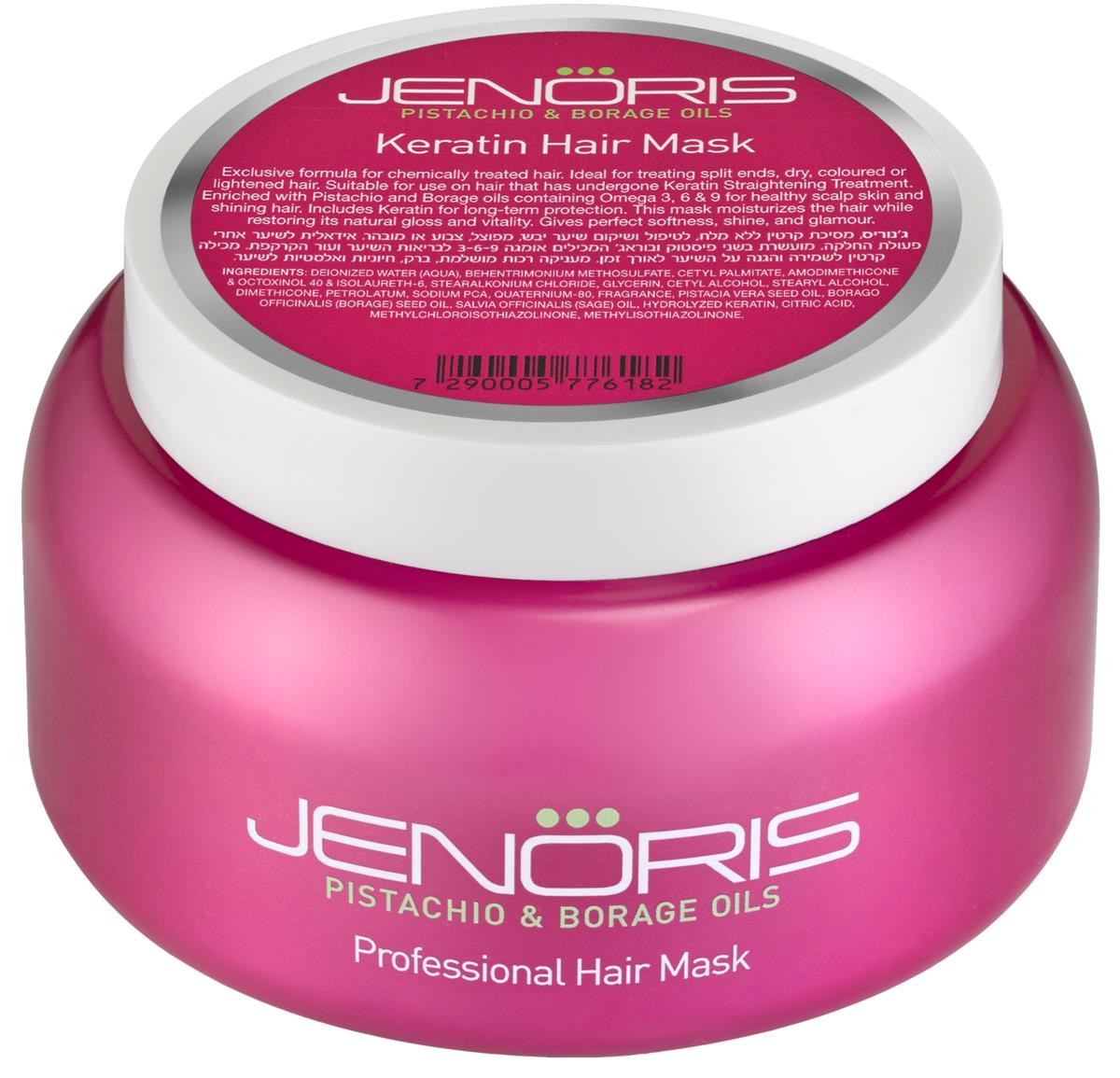 Jenoris Keratin Hair Care Hair Mask 500 ml