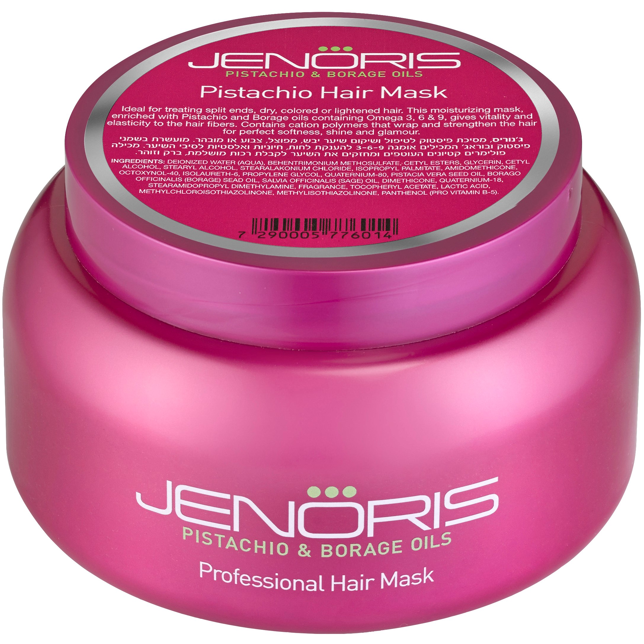 Läs mer om Jenoris Pistachio Hair Care Hair Mask 500 ml