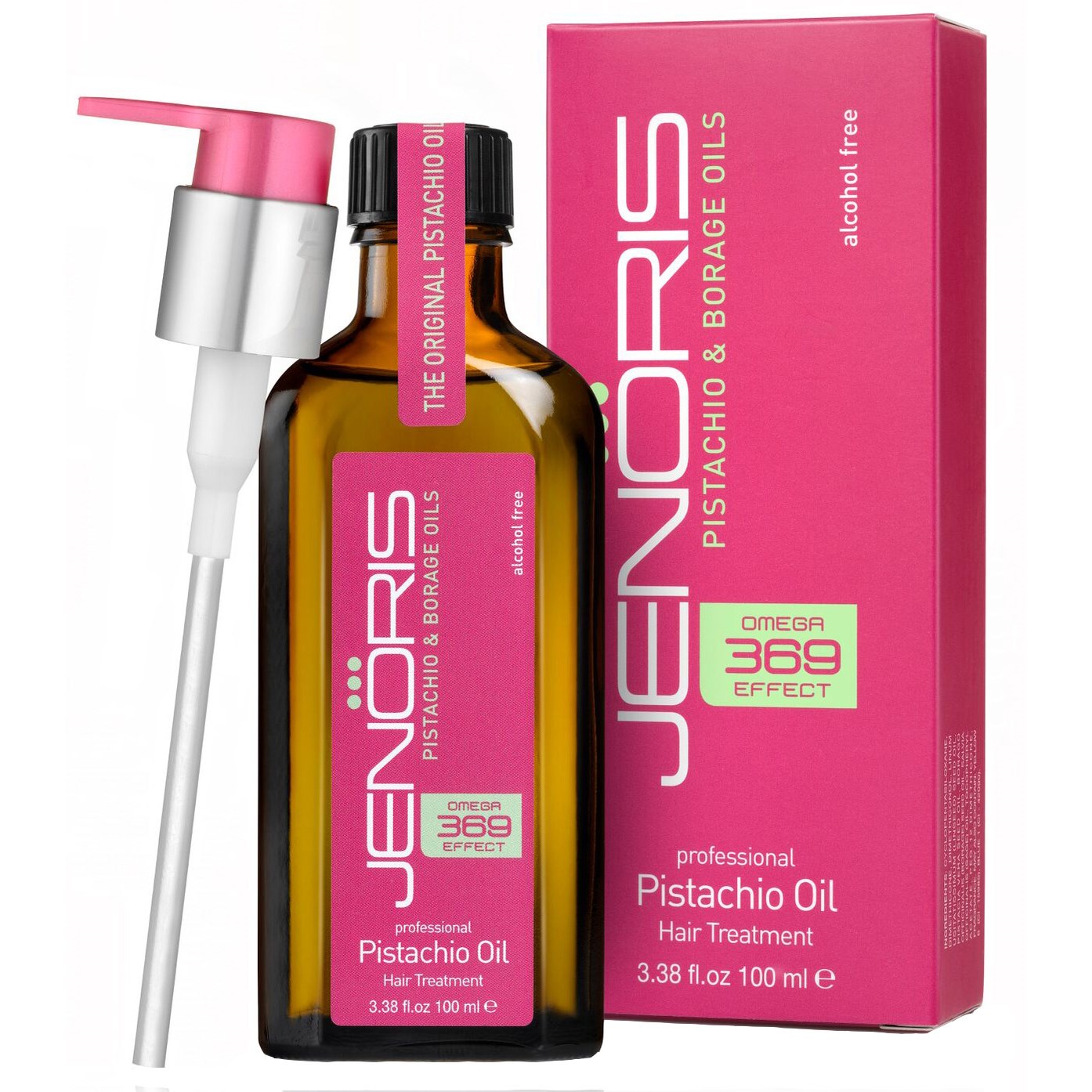 Läs mer om Jenoris Pistachio Hair Care Hair Oil 100 ml