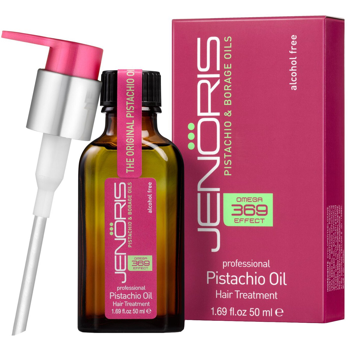 Läs mer om Jenoris Pistachio Hair Care Hair Oil 50 ml