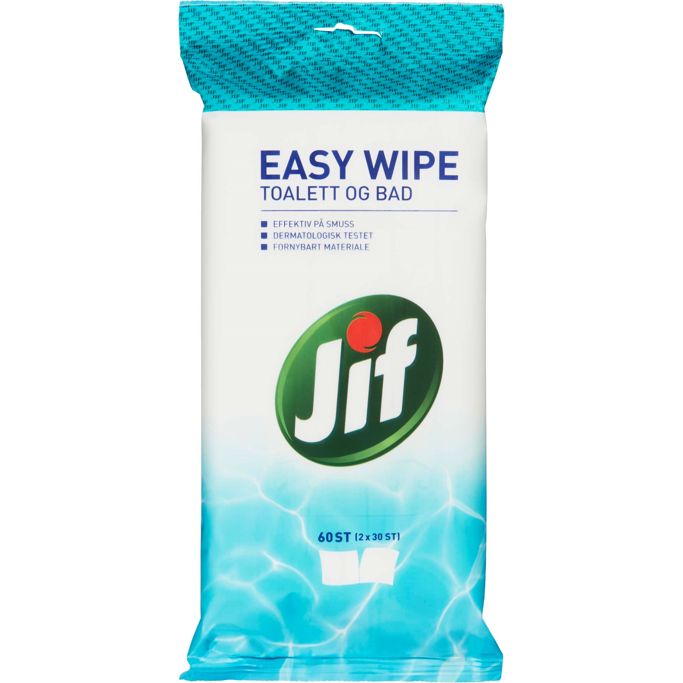 Bilde av Jif Easy Wipe Toalett Og Bad 60 Stk