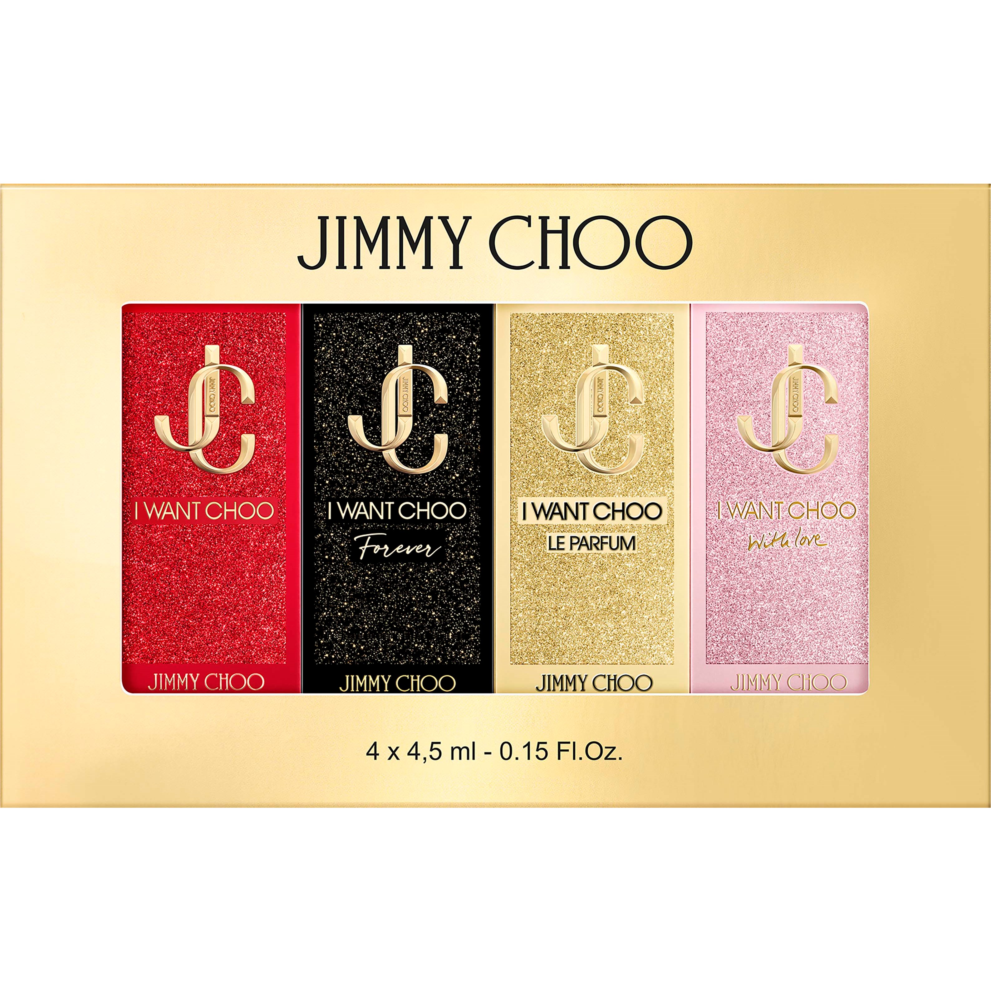 Jimmy Choo Gift Set I Want Choo EdP Miniatures  4 x 4,5 ml