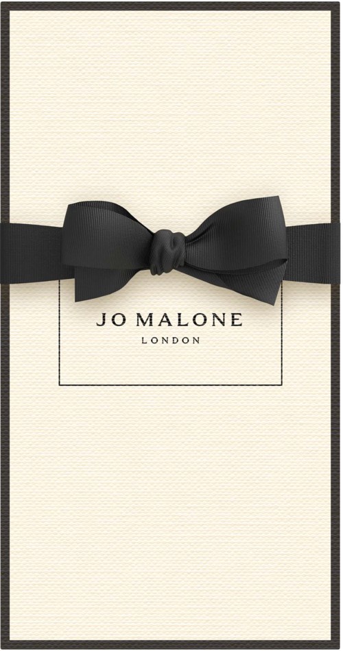 Elegant gift box with a black bow and 'Jo Malone London' label.