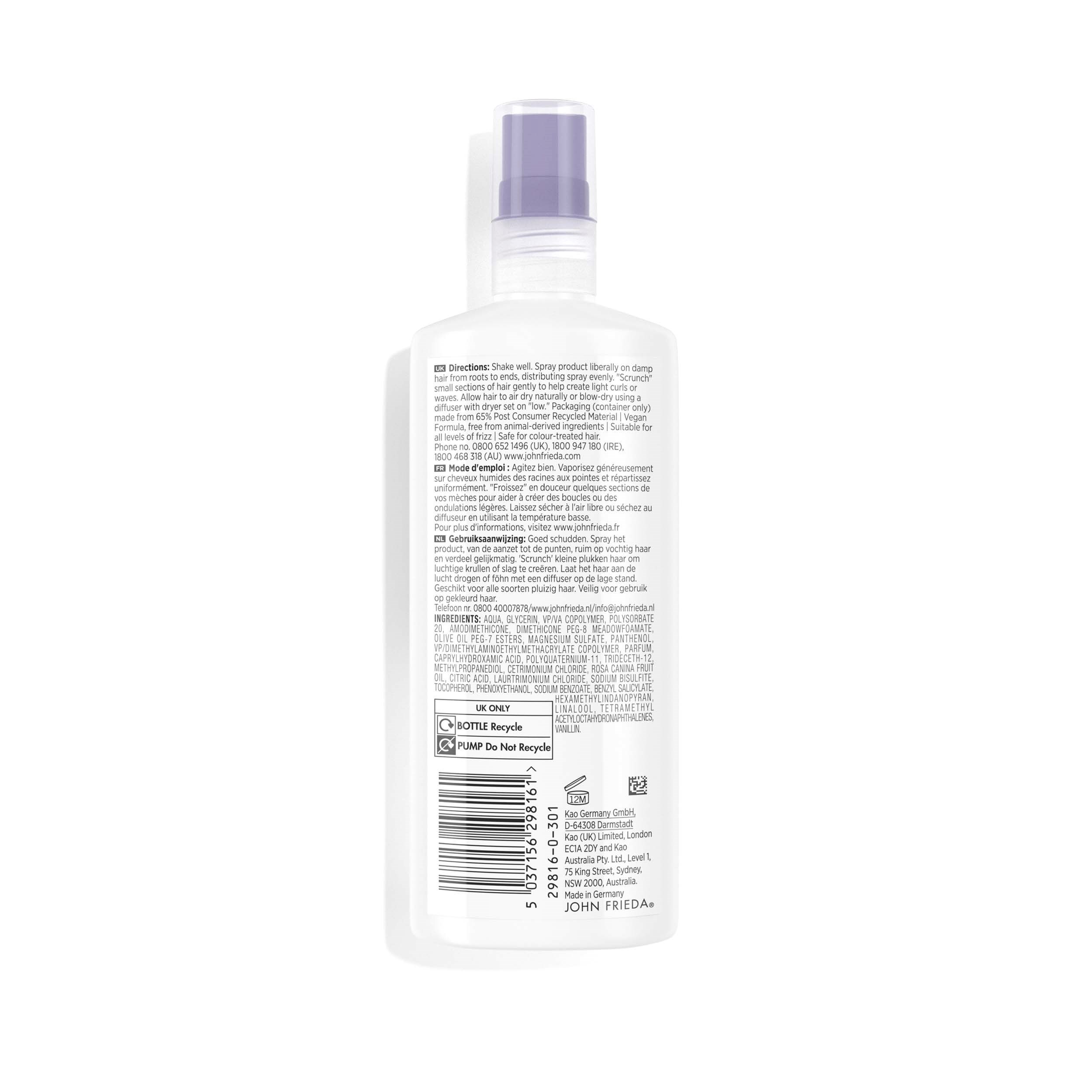 John Frieda Frizz Ease Dream Curls Styling Spray 200 ml (obrázok 2)