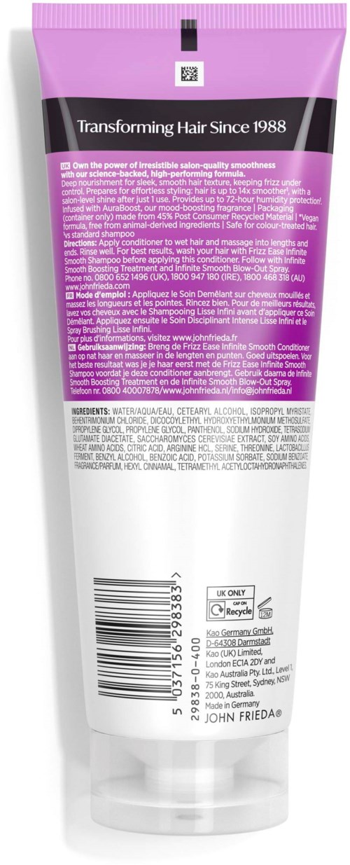 John Frieda Frizz Ease Infinite Smooth Conditioner 250 ml