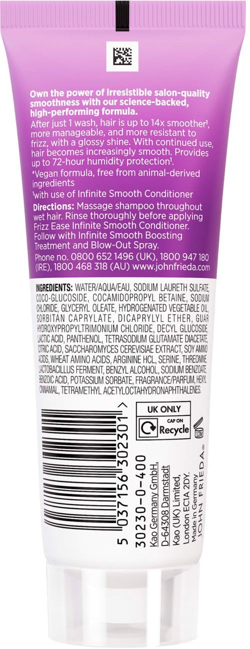 John Frieda Frizz Ease Infinite Smooth Shampoo 75 ml