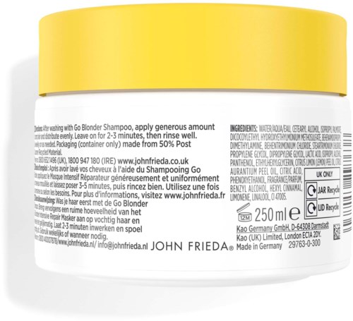 John Frieda Go Blonder Intensive Repair Mask 250 ml