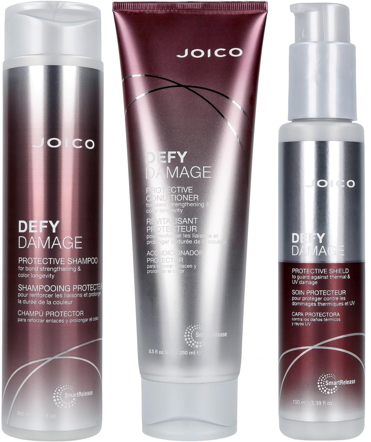 Joico Defy Damage Shampoo 300 ml & Conditioner 250 ml & Protective Shield 100 ml
