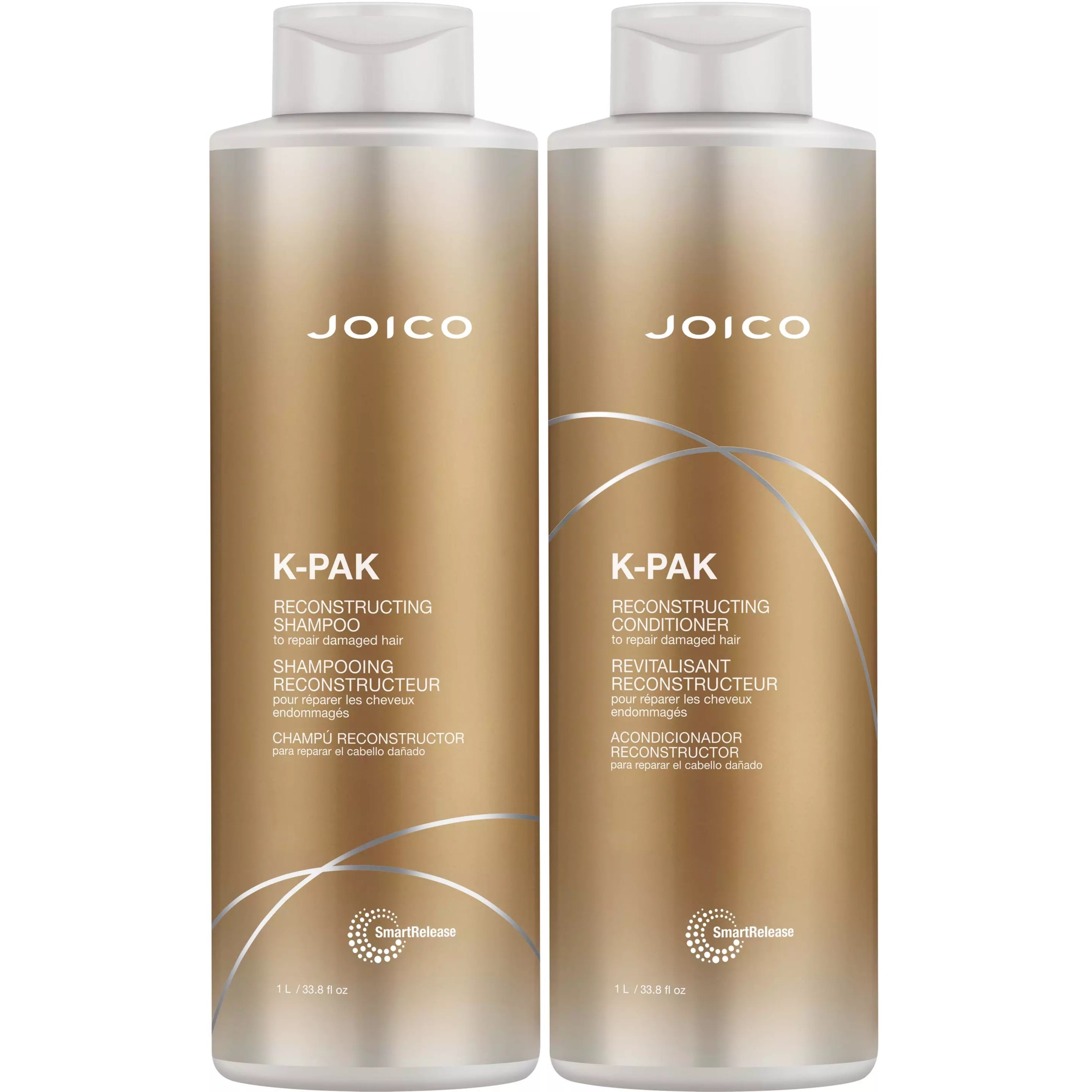 Joico K-pak Bundle Reconstructing Shampoo 1000 & Conditioner · 1000 ml