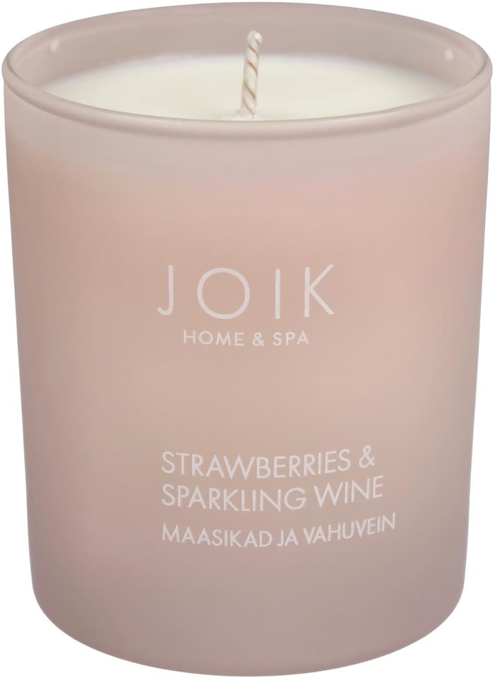 JOIK Home & SPA Scented Candle Strawberries & Wine 150g