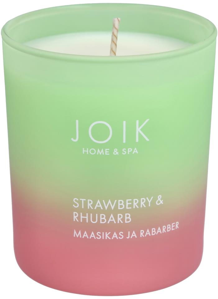 JOIK Home & SPA Scented Candle Strawberry & Rhubarb 150g