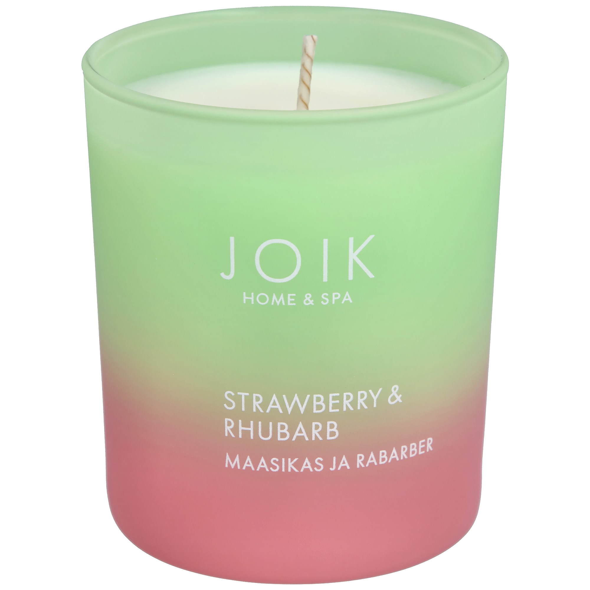 JOIK Organic Doftljus Strawberry & Rhubarb 150 g billede