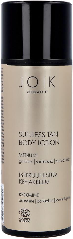 JOIK Organic Sunless Tan Body Lotion Medium 150ml