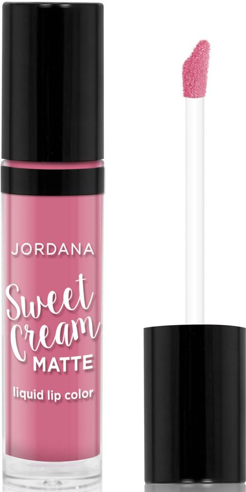 Jordana Sweet Cream Matte Liquid Lip Color Rose Macaron