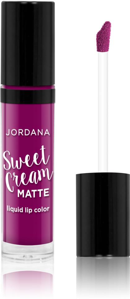Jordana Sweet Cream Matte Liquid Lip Color Sugared Plum