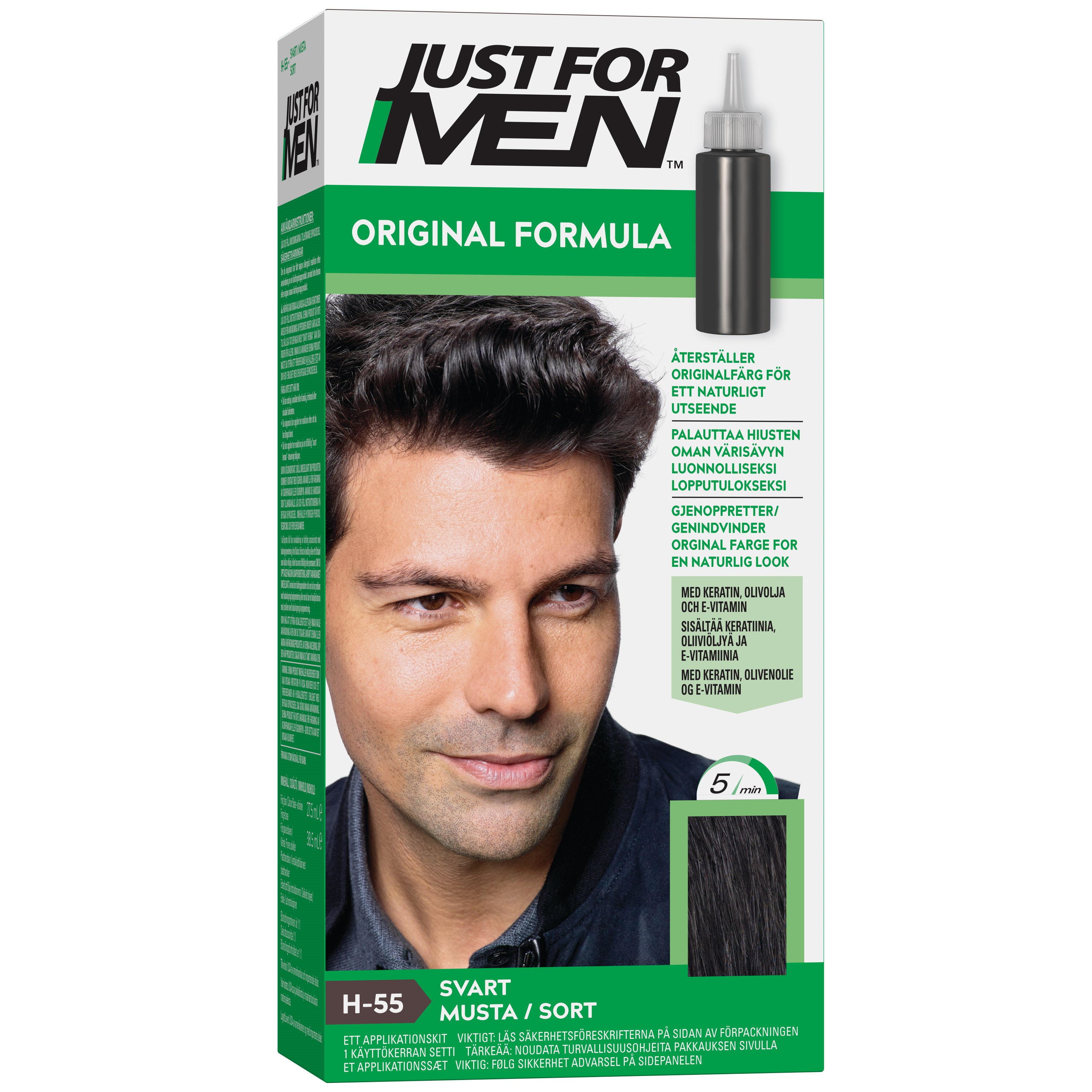 Just For Men Original Formula Real Black billede