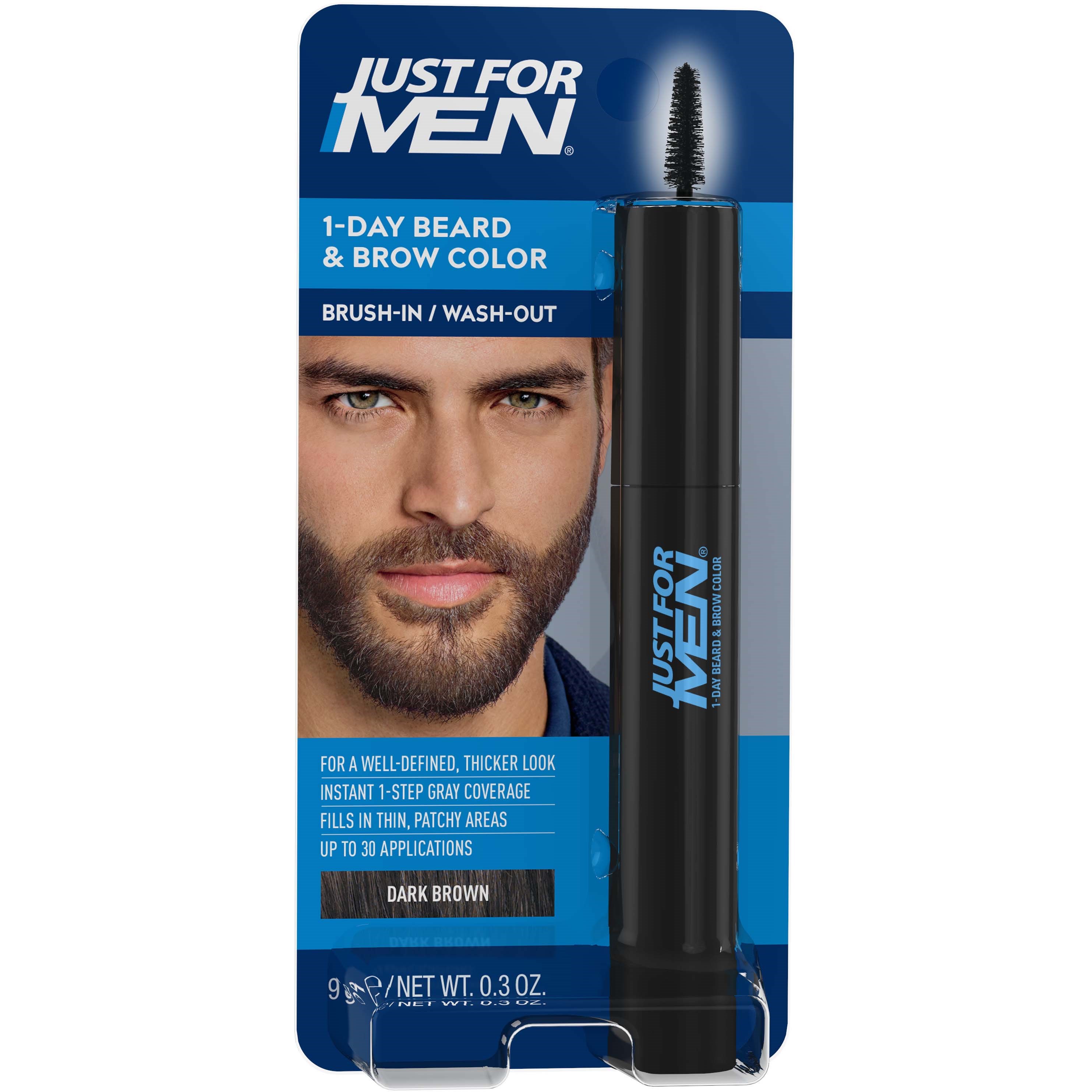 Just For Men Skägg- & Bryn färg Dark Brown
