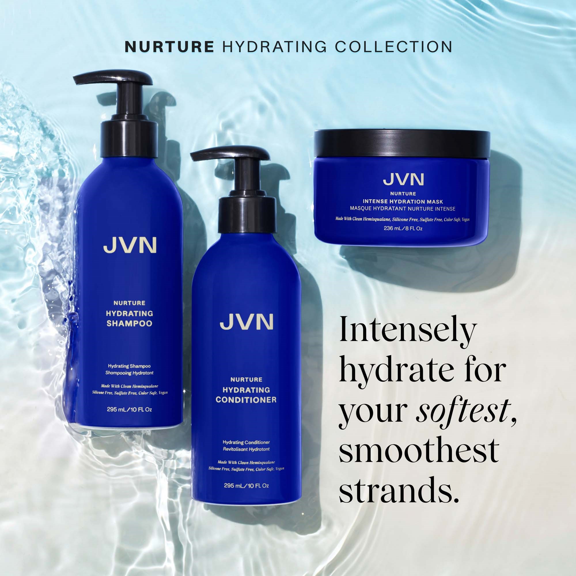 JVN Nurture Hydrating Conditioner Reformulation 295 ml (zdjęcie 4)