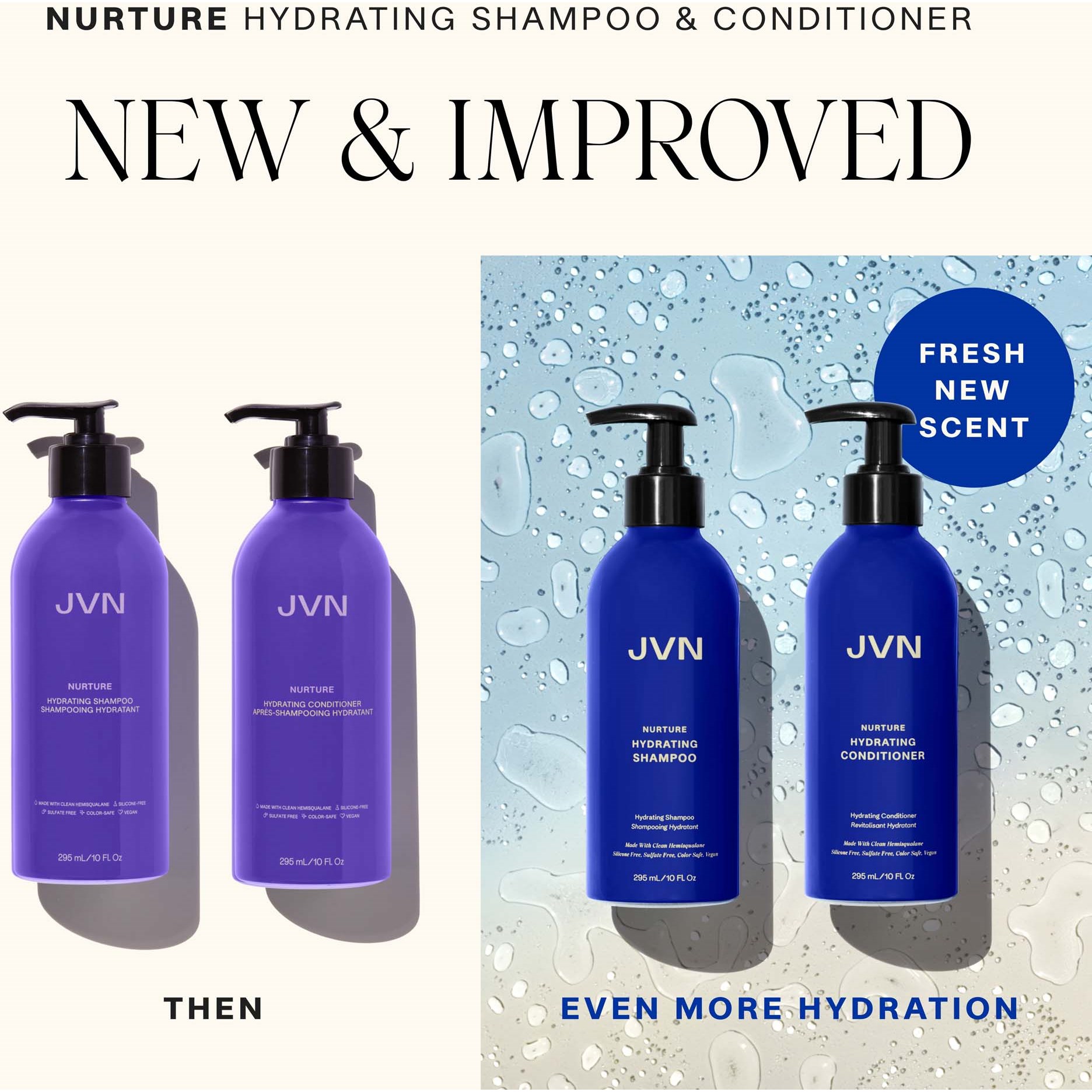 JVN Nurture Hydrating Conditioner Reformulation 295 ml (zdjęcie 7)