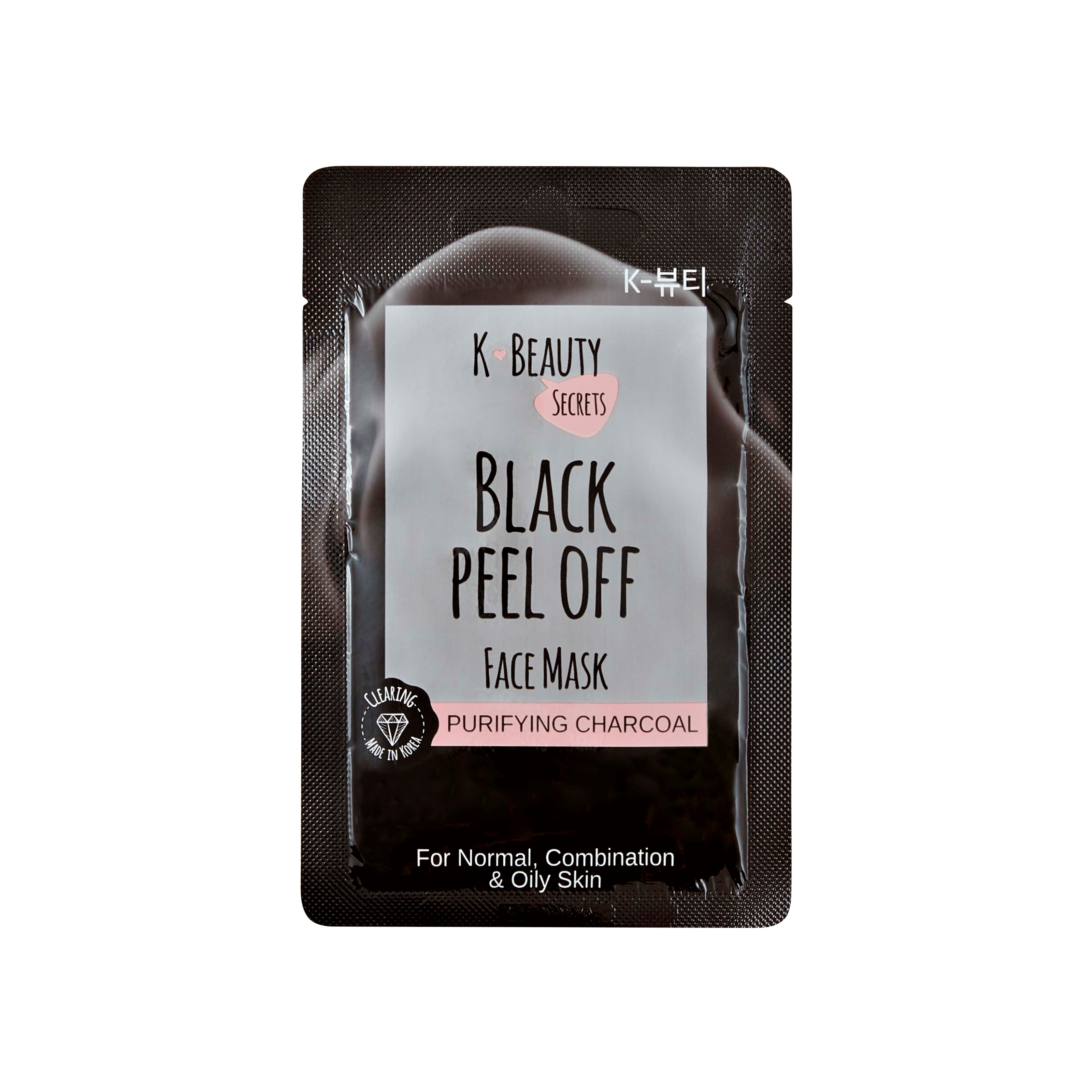 Läs mer om K- Beauty Secrets Black Peel Off Mask 15 g