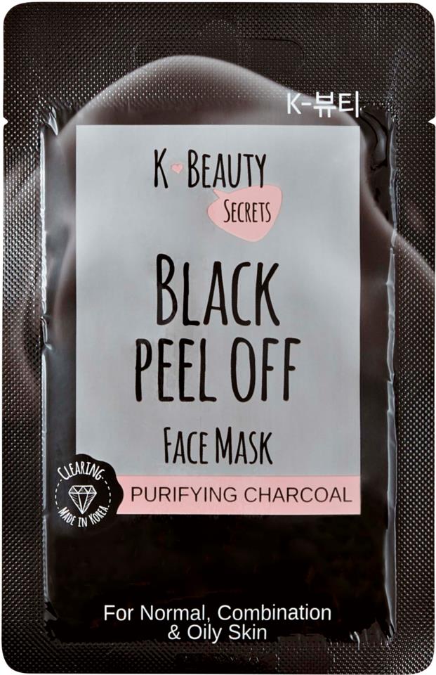 K-Beauty Secrets Black Peel Off Mask 