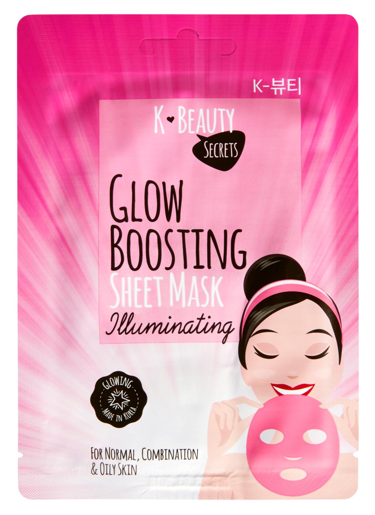 K-Beauty Secrets Glow Boosting Sheet Mask 15 g | lyko.com