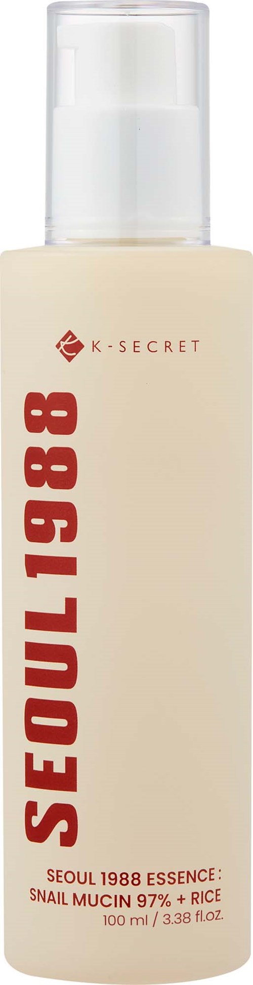 K-Secret SEOUL 1988 Essence: Snail Mucin 97% + Rice 100 ml