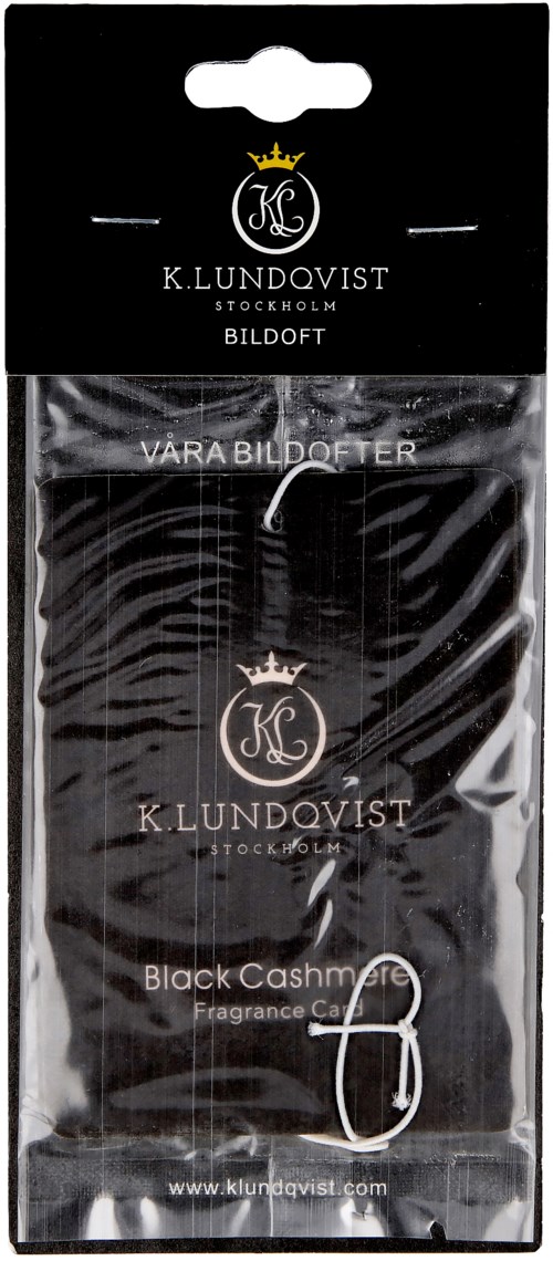 K. Lundqvist Stockholm Black Cashmere Hotelldoft
