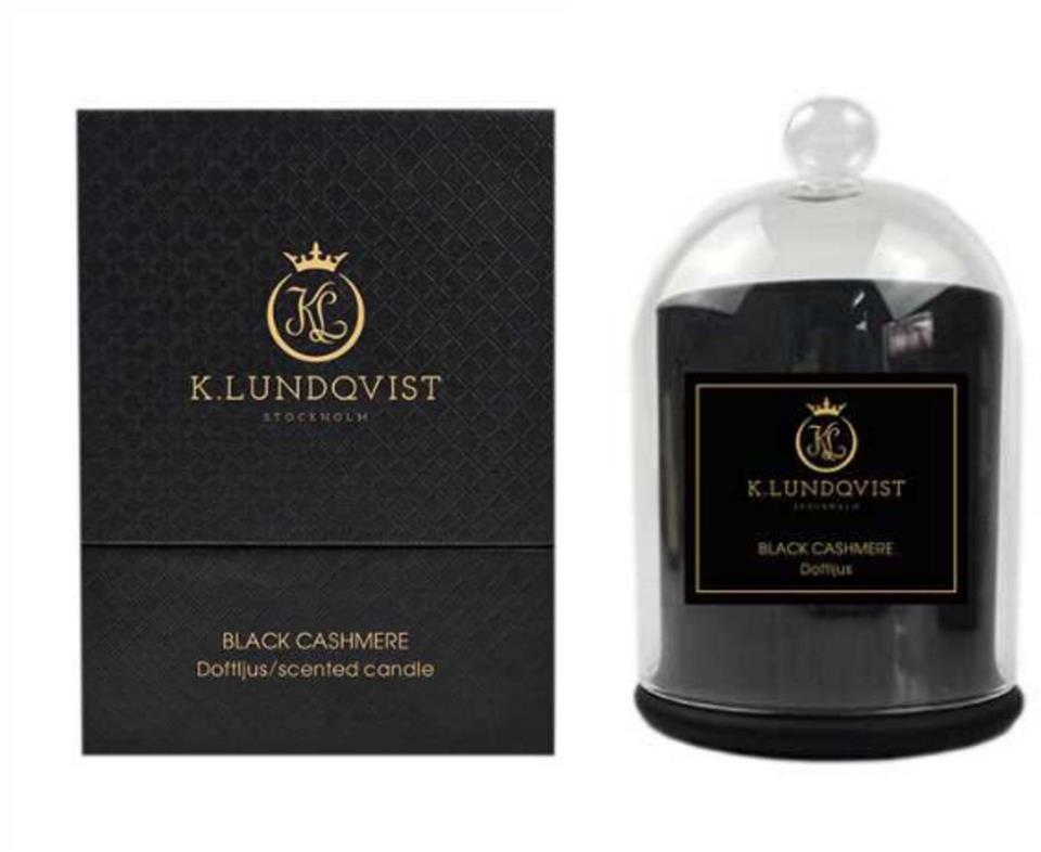 K. Lundqvist Stockholm Scented Candle Black Cashmere/Patchouli, Tonka bean & Musk 300 g