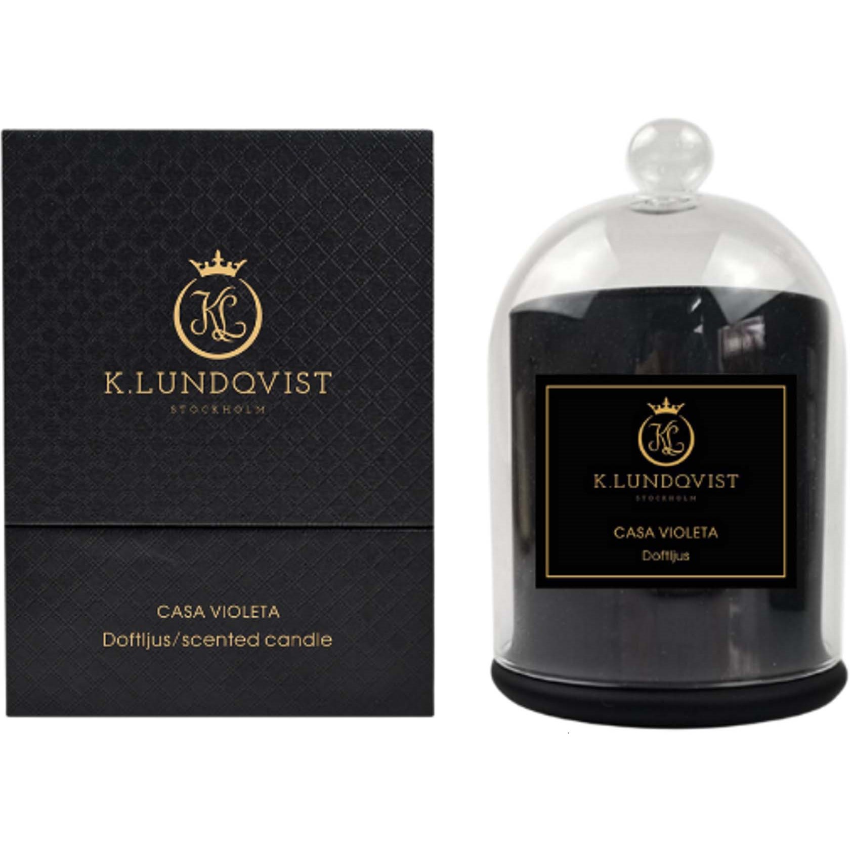 Läs mer om K. Lundqvist Stockholm Scented Candle Casa Violeta/Violet & Cornflower