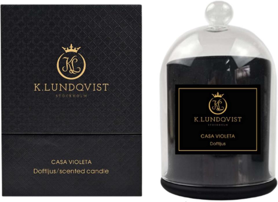 K. Lundqvist Stockholm Scented Candle Casa Violeta/Violet & Cornflower 300 g